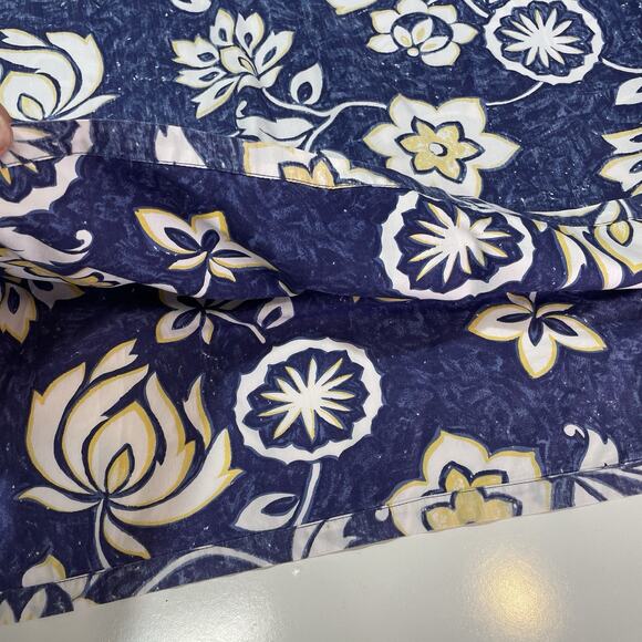 Kahala Men's Floral Button-Up Shirt Blue Size 2XL XXL Handcrafted Hawaiian - Picture 3 of 7